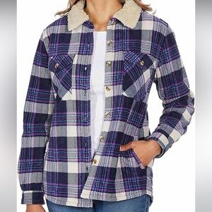 Soho Threads Plush Flannel Jacket.